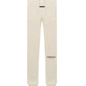 New Fear of God Essentials Sweatpant 'Light Heather Oatmeal' – Size US XL M